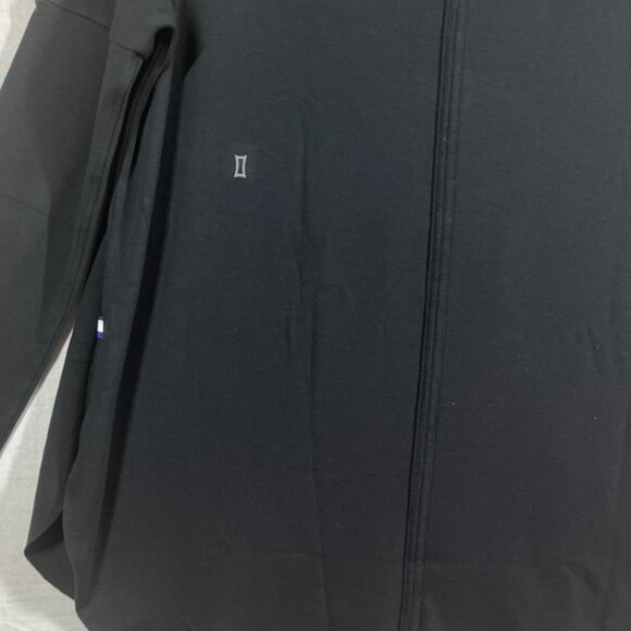 Kit And Ace Long Sleeve Shirt Womens Small Black Crew Neck Layer Top Wool - Picture 3 of 8